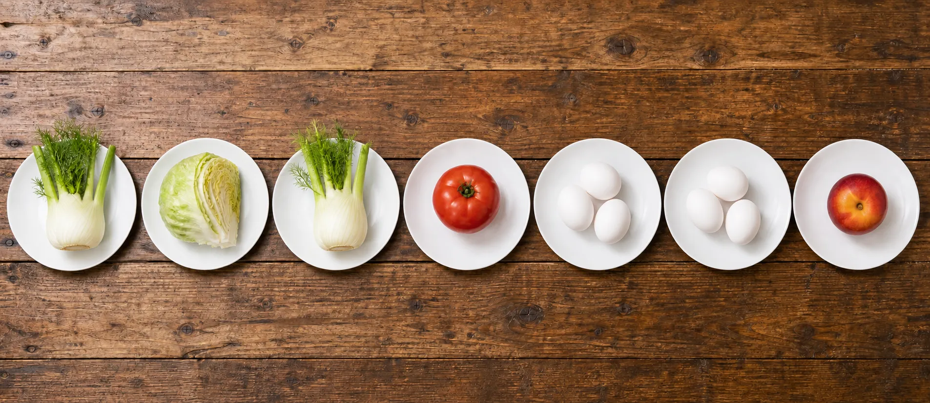 The food laid out on the table